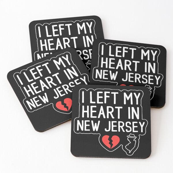 Item preview, I left my heart in New Jersey designed and sold by JerseyGirls.
