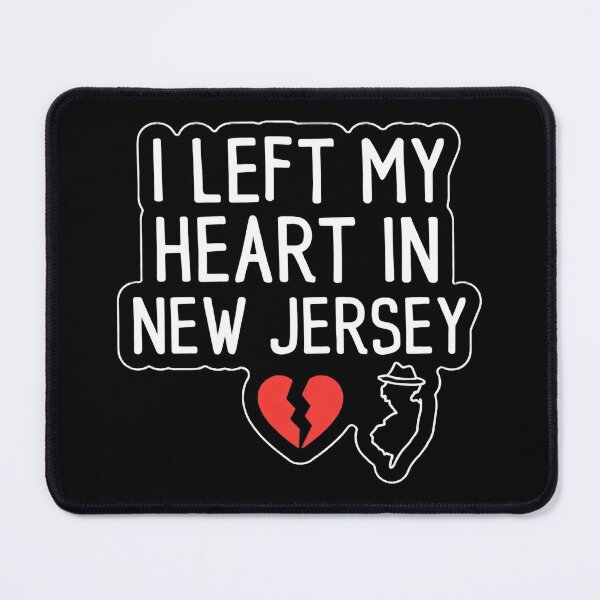 Item preview, I left my heart in New Jersey designed and sold by JerseyGirls.