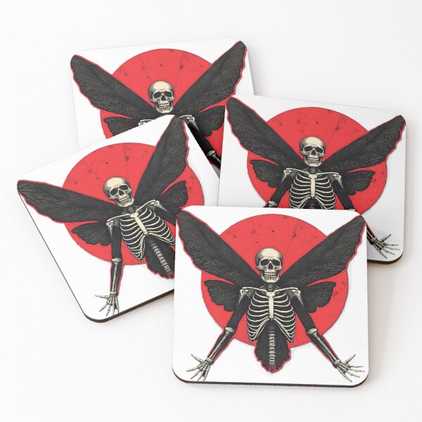 Item preview, Dark Gothic Skeleton Moth designed and sold by Dark-Circuit-Haven.