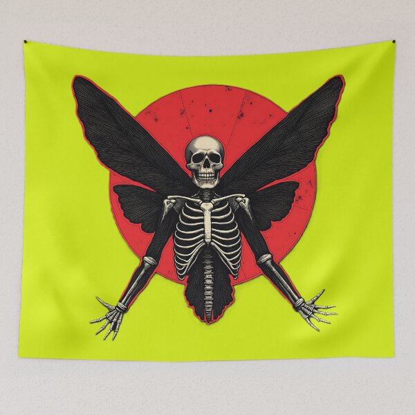 Item preview, Dark Gothic Skeleton Moth designed and sold by Dark-Circuit-Haven.