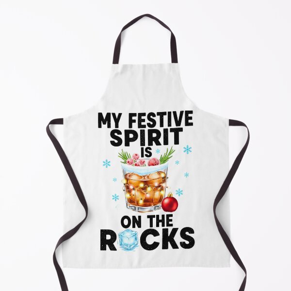 Item preview, My Festive Spirit Is On The Rocks Funny Christmas Drink designed and sold by VividDripCo.
