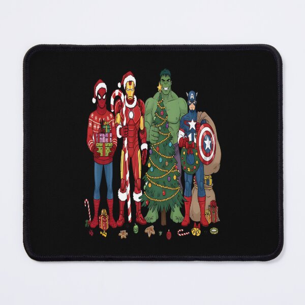 Item preview, Christmas Superhero, Funny Marvel Fall, Superhero Holiday, Cartoon Character Top designed and sold by darkanimal.