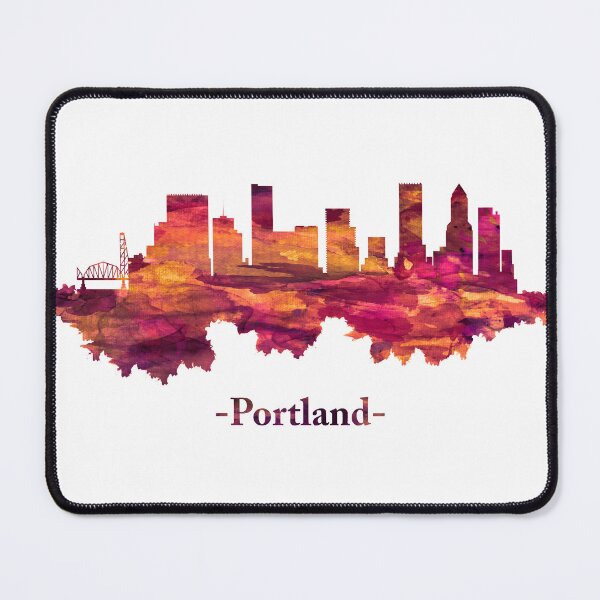 Item preview, Portland Oregon skyline in red Resist Portland Frog Protest,Anti ICE Anti Fascism Vintage Activist , Resistance Essential designed and sold by BePosh.