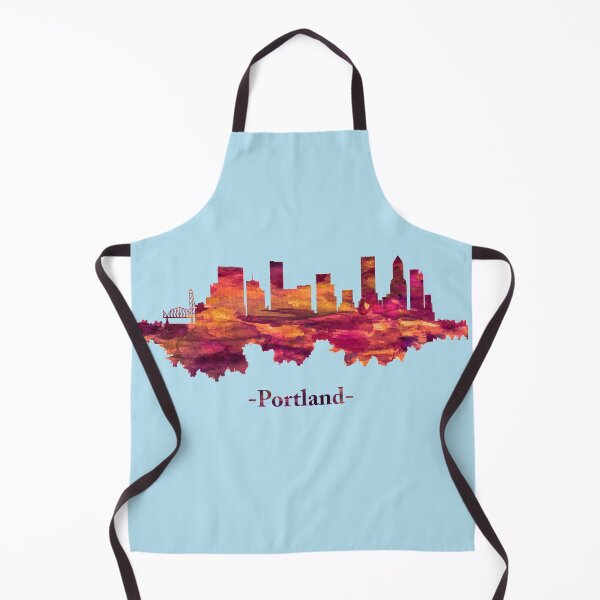 Item preview, Portland Oregon skyline in red Resist Portland Frog Protest,Anti ICE Anti Fascism Vintage Activist , Resistance Essential  designed and sold by BePosh.