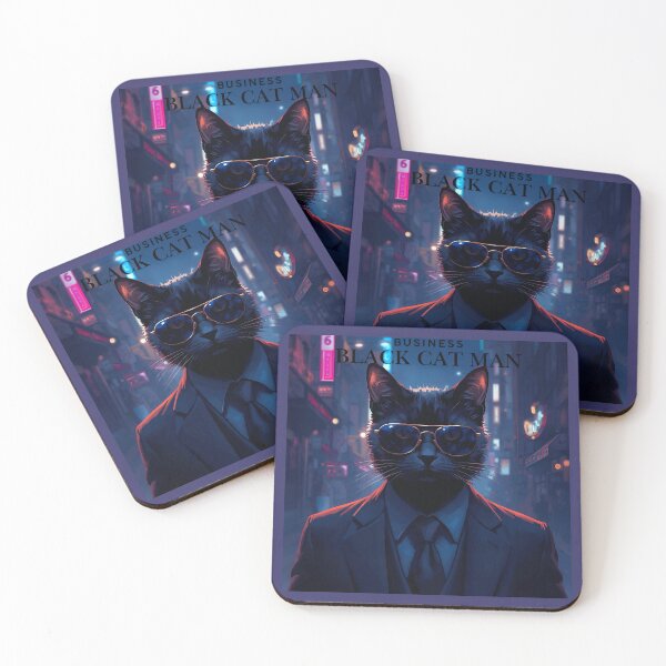 Item preview, Business Black Cat Man Fortune designed and sold by Naturich.