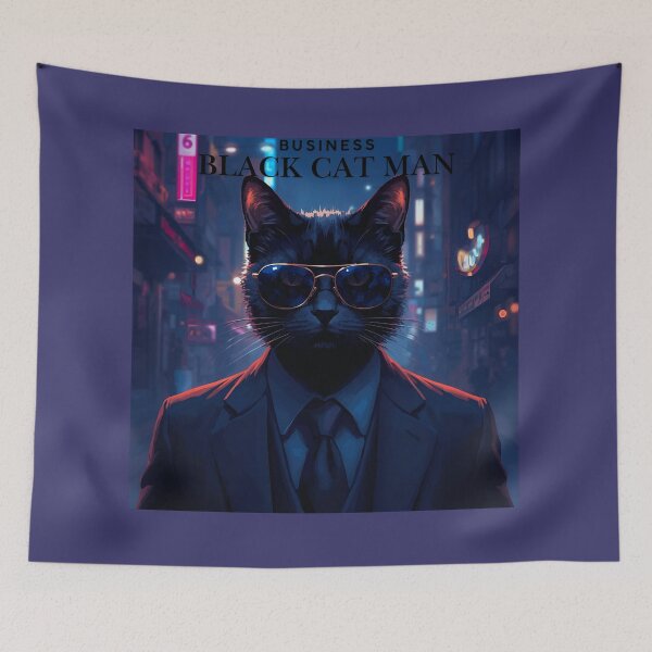 Item preview, Business Black Cat Man Fortune designed and sold by Naturich.
