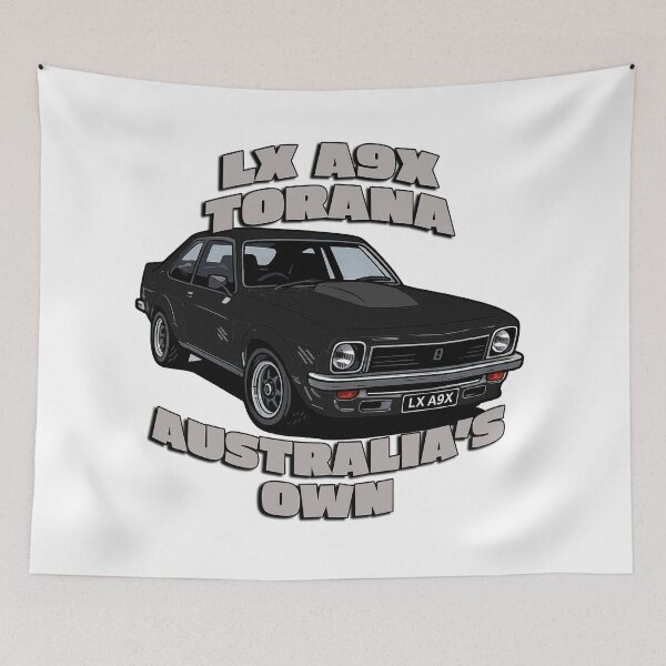 Item preview, Comic Style Black LX A9X Torana Classic Holden Art designed and sold by Michael van der Hoorn.