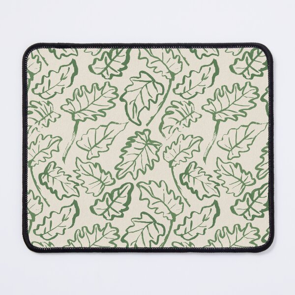 Item preview, Leafy tropical botanical pattern green and cream designed and sold by SaryandSaff.
