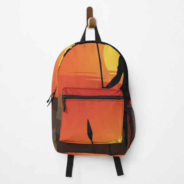 Item preview, Maasai Warrior Silhouette with Landscape designed and sold by SineCreatives.