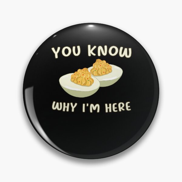 Item preview, Egg Lovers Deviled Thanksgiving Funny Deviled And Here For Know Retro Gift Why Humor Fans I'm Dinner Egg You Holiday designed and sold by PAMELANUNZIO.