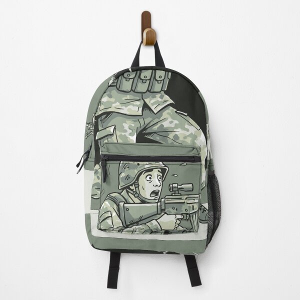 Item preview, Funny Cartoon Soldier "Ambush!" designed and sold by KiwiRider.