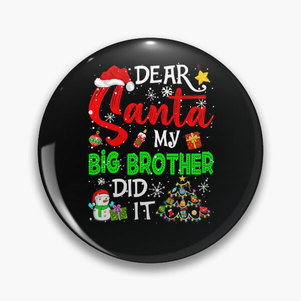 Item preview, Vintage Santa Christmas It Dear Funny Brother Retro My Holiday Did designed and sold by MediarMedic.