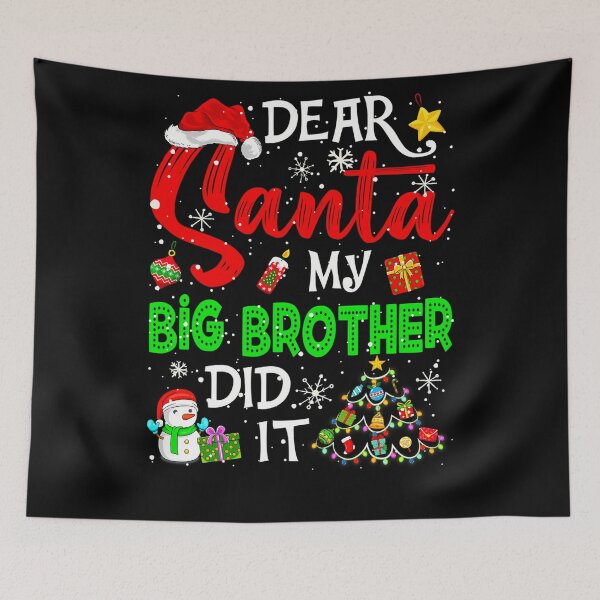Item preview, Vintage Santa Christmas It Dear Funny Brother Retro My Holiday Did designed and sold by MediarMedic.