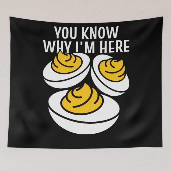 Item preview, Know Humor And Deviled Funny For Egg Lovers Here Thanksgiving Retro Fans Gift Dinner Deviled You Why I'm Holiday Egg designed and sold by PAMELANUNZIO.