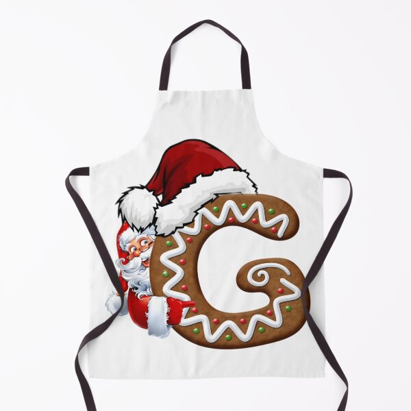 Item preview, Gingerbread Letter G Christmas Design | Cute Santa Alphabet Cookie Art designed and sold by Pandastore14.