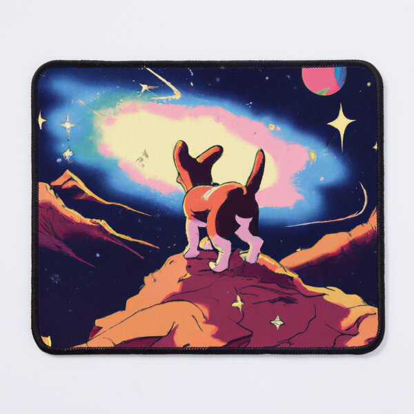Item preview, Cosmic Space Dog - Trippy Galaxy Canine Artwork designed and sold by Expl0rer.