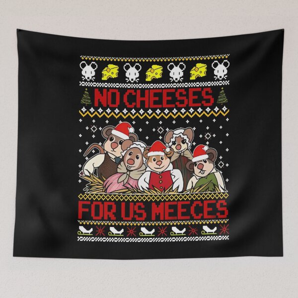 Item preview, No Cheeses For Us Meeces Christmas Jumper, Funny Mouse Xmas, Cute Cheese Lover Festive, Adorable Holiday designed and sold by darkanimal.