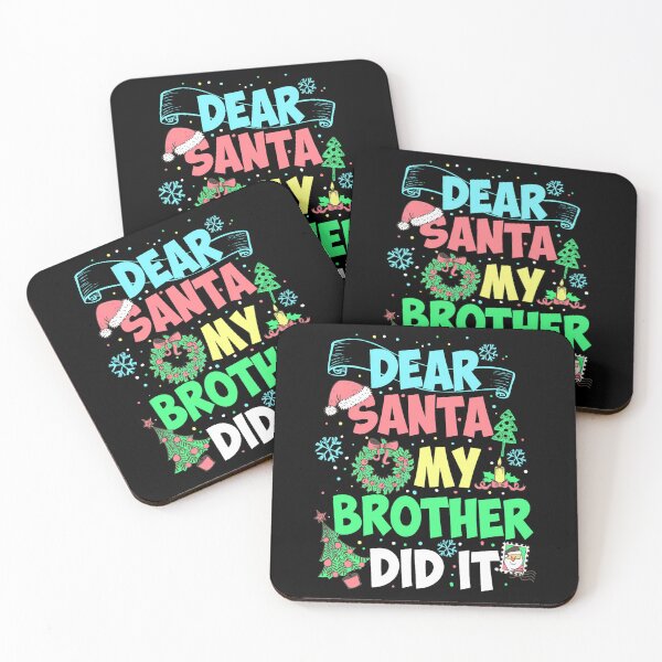 Item preview, My Santa Brother Dear Did It Holiday Funny Christmas Vintage Retro designed and sold by MediarMedic.