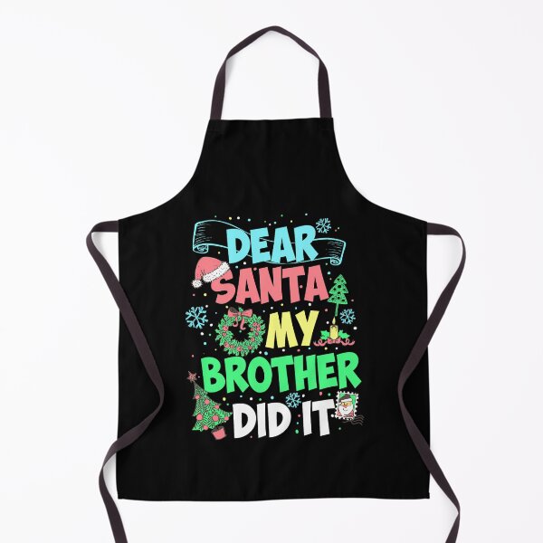 Item preview, My Santa Brother Dear Did It Holiday Funny Christmas Vintage Retro designed and sold by MediarMedic.