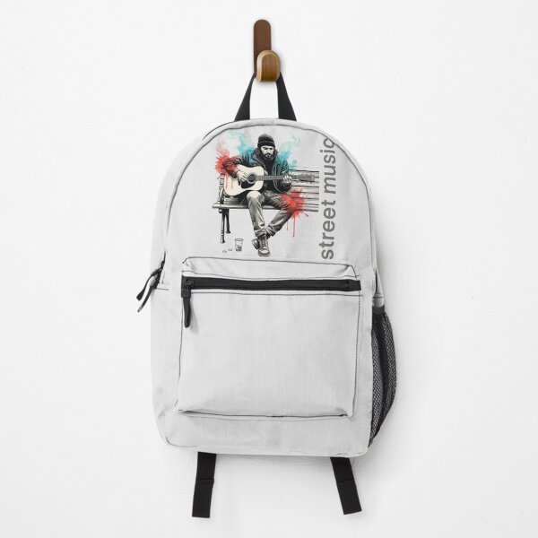 Item preview, "Street Music" - Acoustic Guitar Player designed and sold by KiwiRider.