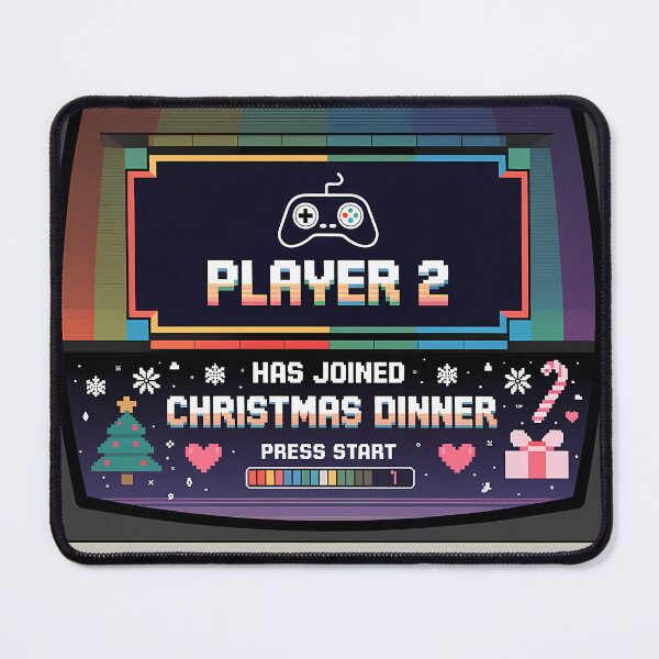 Item preview, Player 2 Has Joined Christmas Dinner Gaming Holiday Shirt Funny Gamer Gift designed and sold by GiftsForge.