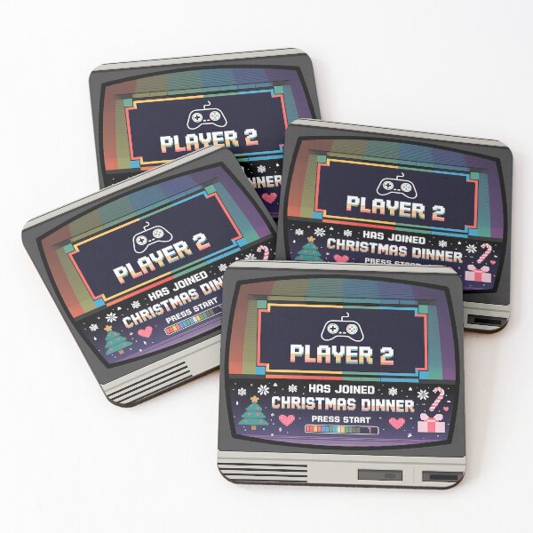 Item preview, Player 2 Has Joined Christmas Dinner Gaming Holiday Shirt Funny Gamer Gift designed and sold by GiftsForge.