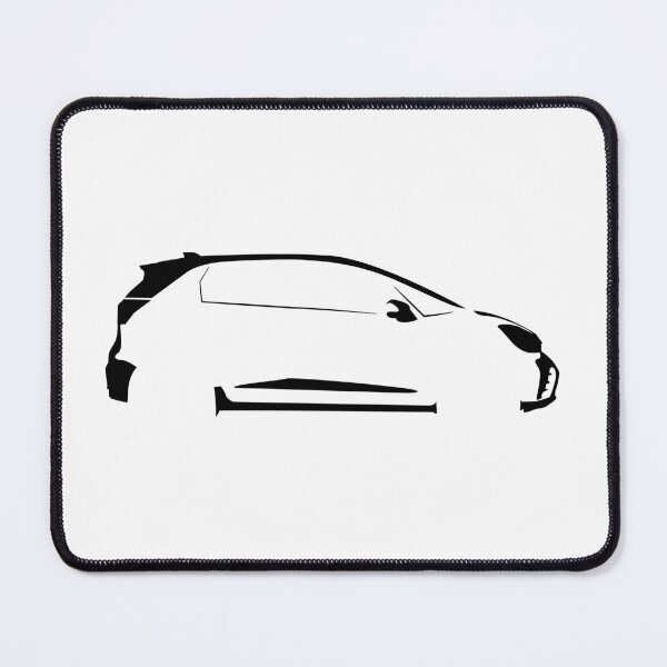 Item preview, Fit RS GR3 (2023) Minimalist Car Silhouette - RS Hybrid (Black) designed and sold by FearnCreative.