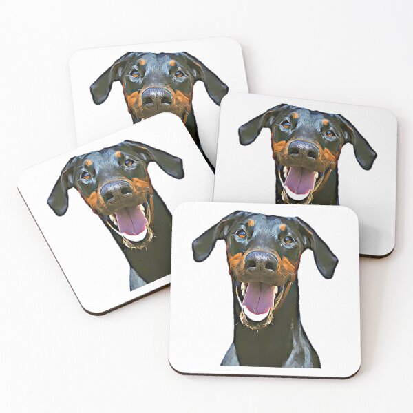 Item preview, Doberman Sticker - Natural Ears designed and sold by santiago-adkins.