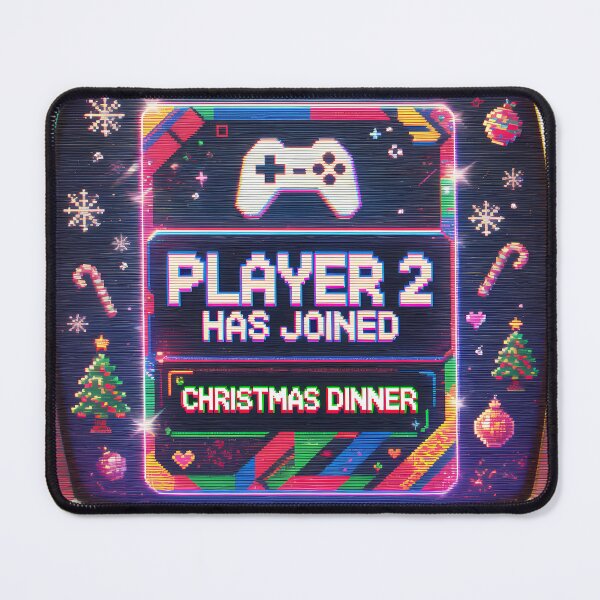 Item preview, Player 2 Has Joined Christmas Dinner Gaming Holiday Shirt Funny Gamer Gift| co-op designed and sold by GiftsForge.