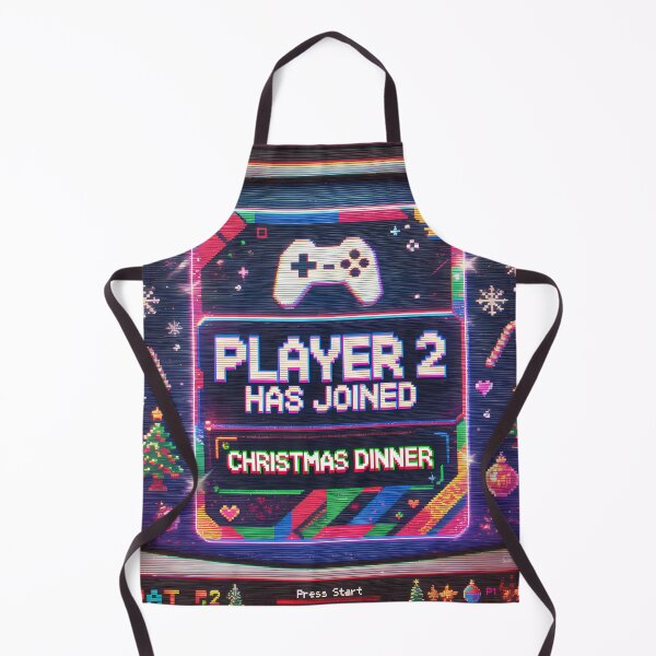 Item preview, Player 2 Has Joined Christmas Dinner Gaming Holiday Shirt Funny Gamer Gift| co-op designed and sold by GiftsForge.