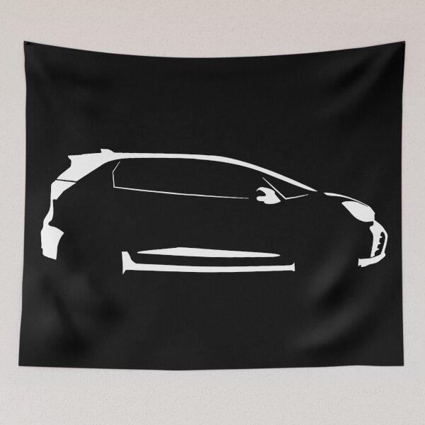 Item preview, Fit RS GR3 (2023) Minimalist Car Silhouette - RS Hybrid (White) designed and sold by FearnCreative.