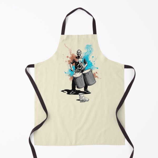 Item preview, Watercolor Street Drummer Illustration designed and sold by KiwiRider.