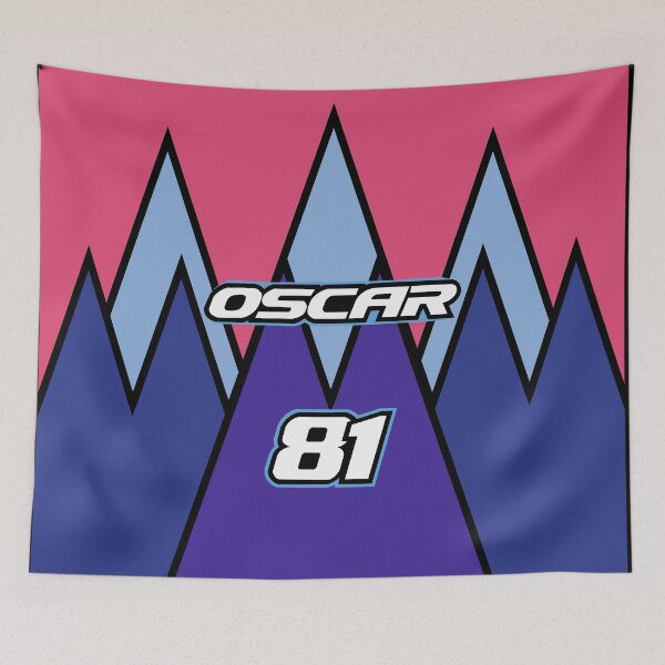 Item preview, Oscar Piastri OP81 Helmet Vegas GP 2025 inspired design  designed and sold by Pink Polar F1.