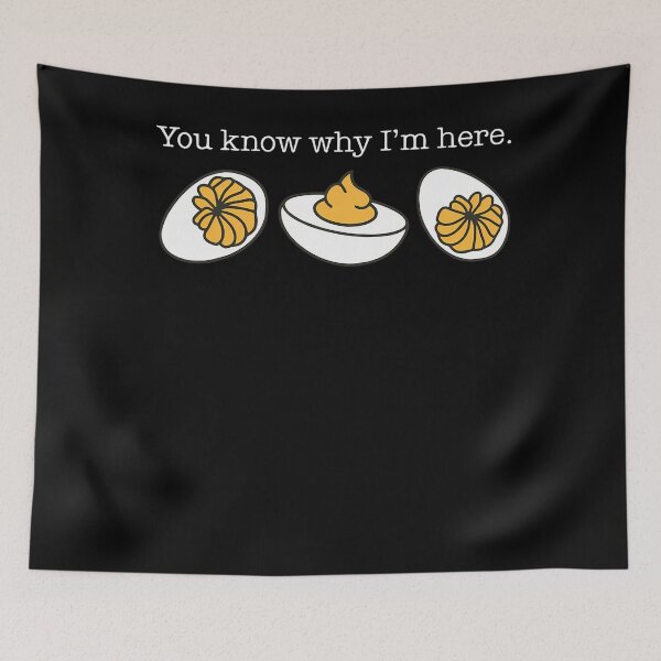 Item preview, Gift And Lovers Why For Dinner Holiday Retro Know Deviled Here Thanksgiving Funny Fans Egg Egg Humor I'm Deviled You designed and sold by PAMELANUNZIO.