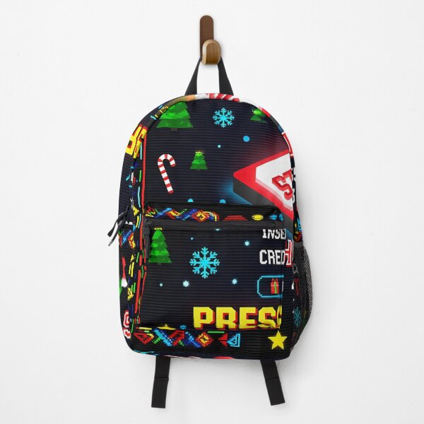 Item preview, Press Start for Christmas Gaming Holiday Shirt Funny Retro Gamer Gift Tee designed and sold by GiftsForge.