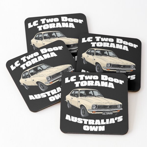 Item preview, Comic Style Cream LC Two Door Torana Classic Holden Art designed and sold by Michael van der Hoorn.