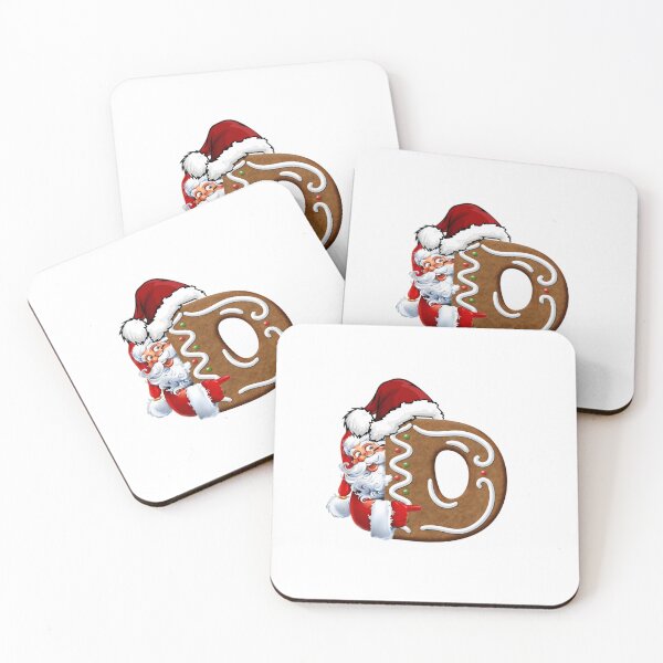 Item preview, Gingerbread Letter D Christmas Design | Cute Santa Alphabet Cookie Art designed and sold by Pandastore14.