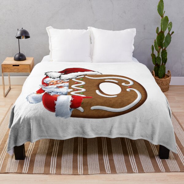 Item preview, Gingerbread Letter D Christmas Design | Cute Santa Alphabet Cookie Art designed and sold by Pandastore14.