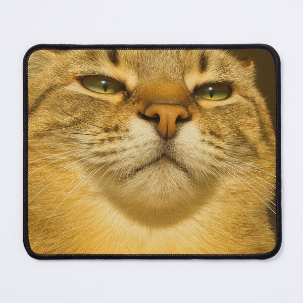 Item preview, Stoic Chubby Cat Close-Up designed and sold by Kaliyunai.
