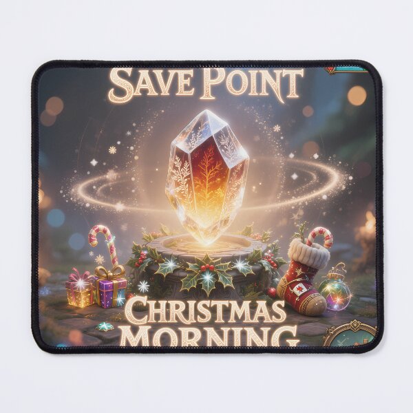 Item preview, Save Point Christmas Morning Gaming Holiday Shirt Funny Gamer Gift Tee | Fantasy designed and sold by GiftsForge.