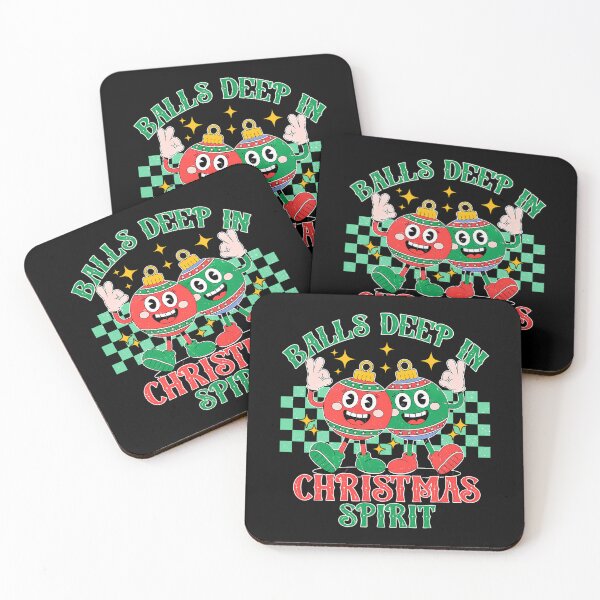 Item preview, Vintage Balls Christmas Happy Couple In Holiday Deep Quote designed and sold by JasonesNance.
