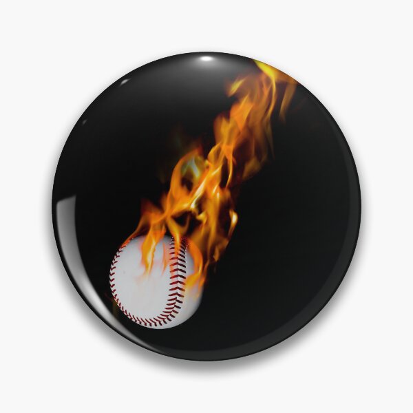 Artikelvorschau, Baseball on fire Toronto Blue Jays entworfen und verkauft von BePosh.
