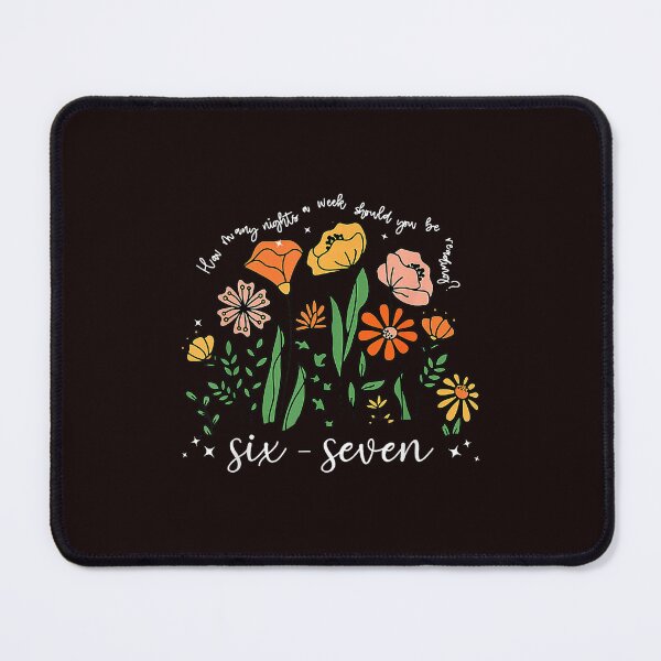 Item preview, How Many Nights Should You Be Reading Floral Six Seven With Soft Gentle Study Mood designed and sold by cosettacir6382.