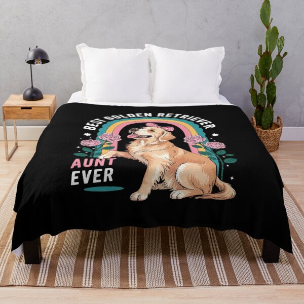 Item preview, Best Golden Retriever Aunt Ever Cute Rainbow Flowers Dog  designed and sold by MathisBellanger.