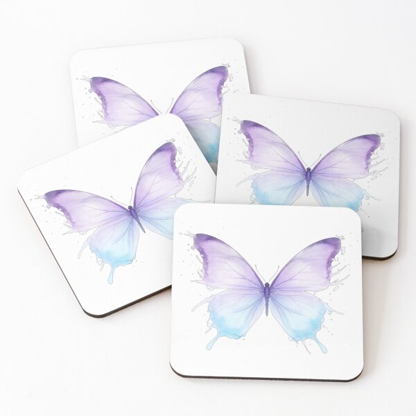 Item preview, Ethereal Watercolor Butterfly in Lavender Blue designed and sold by EtherealFlutter.