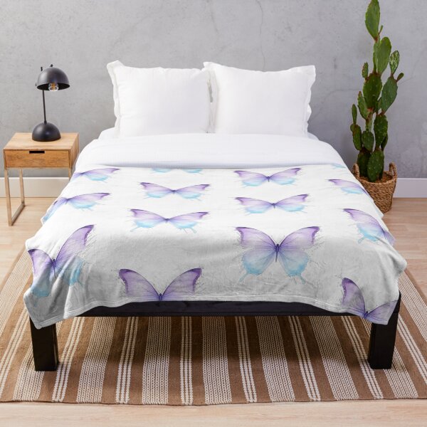 Item preview, Mariposa etérea en acuarela azul lavanda designed and sold by EtherealFlutter.