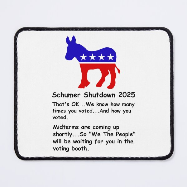 Item preview, Incredible Illustrated Schumer Shutdown 2025 Design designed and sold by jglawson676.