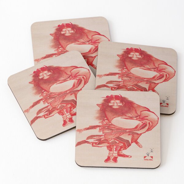Item preview, Red Shōki the Demon Queller (1847) by Katsushika Hokusai designed and sold by Tamas Das.