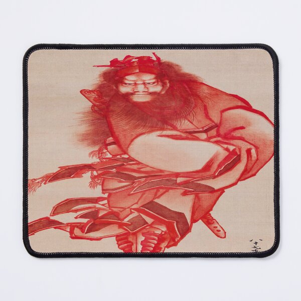 Item preview, Red Shōki the Demon Queller (1847) by Katsushika Hokusai designed and sold by Tamas Das.