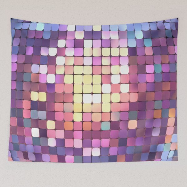 Item preview, Purple Disco Ball - Mirror Ball Glitch designed and sold by GrinGalore.